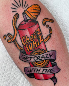 Terry Lessard Brass Eagle Tattoo Traditional Cheez Whiz