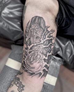 Zach Dole Brass Eagle Tattoo Peoria Wizard