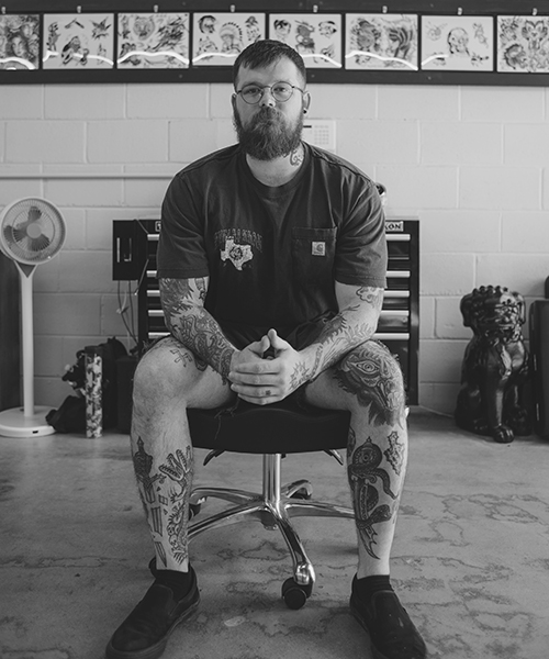 Andrew Terrell, Peoria Tattoo Apprentice