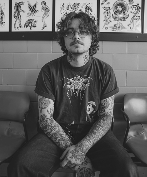 Ezra Coates, Peoria Illinois Tattoo Artist